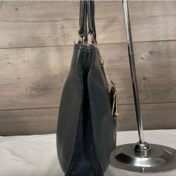 Pre-Creed Vintage Coach Watermelon Tote №9440 in Navy - Picture 3 of 11